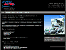 Tablet Screenshot of nobleautos.co.uk